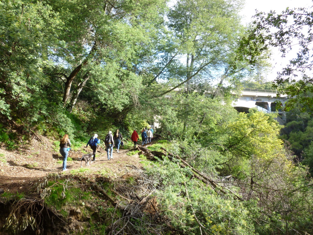 Old Cañon Trail near the Leimert Bridge - Dimond Canyon Park